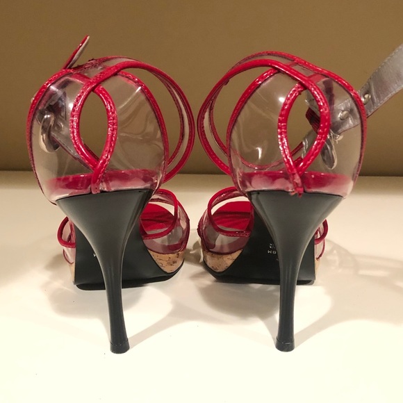 Carlos Santana Rosso Red Ankle Strap Sandal - Picture 6 of 7